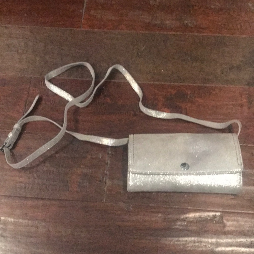 Gently Loved Silver Glitz Cole Haan Crossbody
